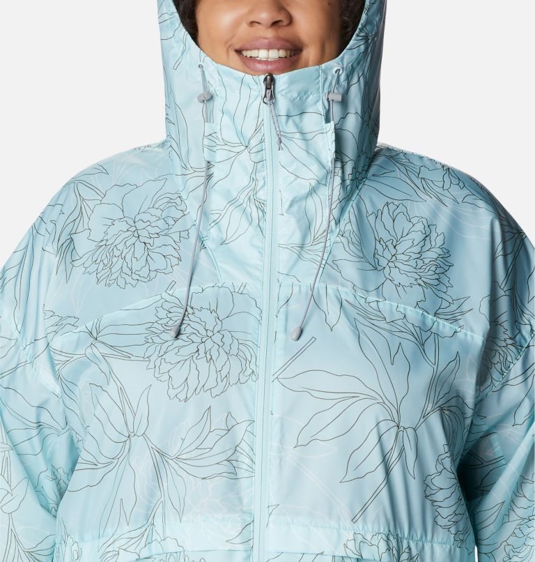 Women's Columbia Alpine Chill Windbreaker Jackets Light Blue | Plus Size CA-J8043